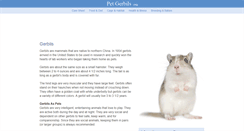 Desktop Screenshot of petgerbils.org