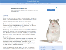 Tablet Screenshot of petgerbils.org